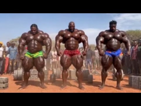 Видео: Из спортзала на тренировку: реальная сила африканских бодибилдеров. ЧАСТЬ 4