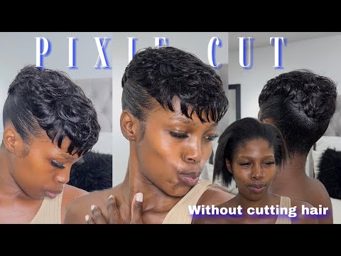 Видео: Стрижка пикси без обрезки волос | быстро и просто | доступно