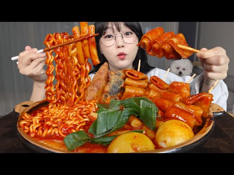 Видео: Острые токпокки с аллюлозой🔥Mukbang ASMR