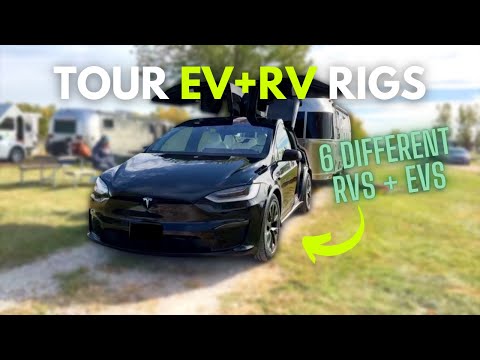 Видео: Какие автодома можно буксировать электромобилями? Обзор 6. Электромобили и кемперы
