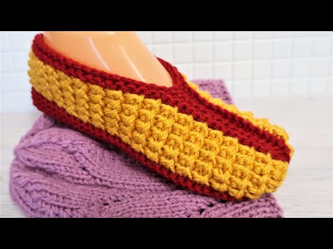 Видео: Следки спицами. Просто и легко. Для начинающих вязать! Подробный МК