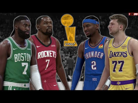 Видео: NBA2K26 предсказывает, кто выиграет чемпионат НБА 2026 года! (Симуляция в реальном времени)