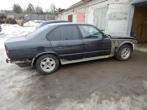 Видео: BMW-525 Е-34 примерил приварил  готова