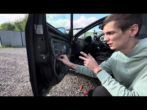 Видео: Замена штатных передних динамиков в Skoda Octavia A5 FL на Gryphon Pro 200 Midbass от Dl Audio