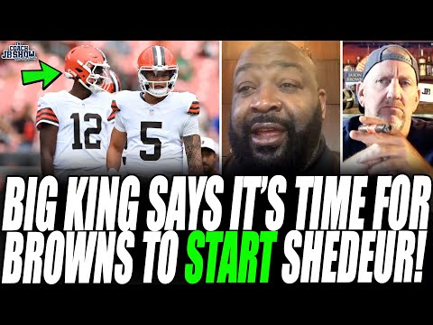 Видео: Шон Кинг говорит, что «Браунс» пора выбрать Шедера Сандерса вместо Диллона Гэбриэла!