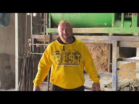 Видео: производство арболита, купить арболит, Строительство домов из арболита, 89186922458