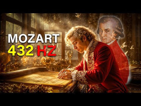 Видео: Эффект Моцарта на частоте 432 Гц | Классическая музыка расслабляет мозг и снимает стресс