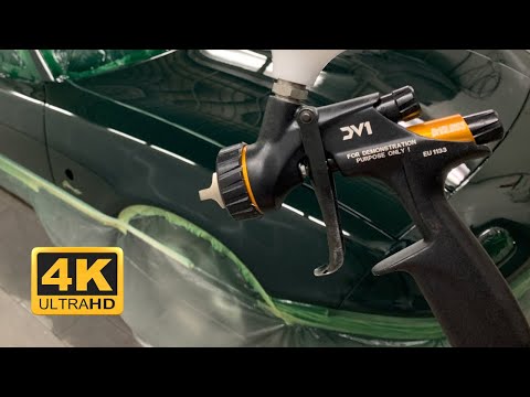 Видео: Devilbiss DV1 Clearcoat Spraygun Обзор и демонстрация