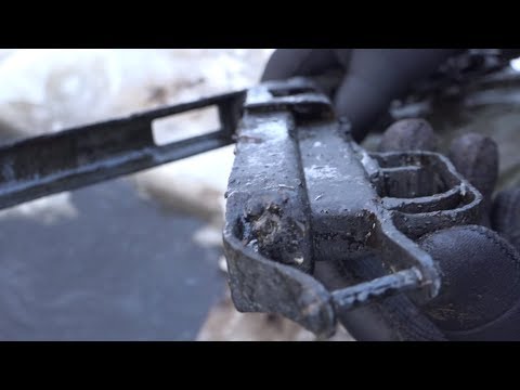 Видео: ДОСТАЛИ ИЗ ЛУНКИ ОРУЖИЕ В МАСЛЕ! РАСКОПКИ С ПОИСКОВЫМ МАГНИТОМ  // Юрий Гагарин