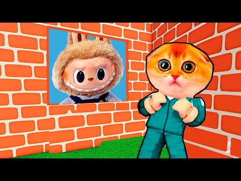 Видео: КОТ ПЕРСИК СТРОИТ ДОМ ЧТОБЫ ВЫЖИТЬ ОТ МОНСТРОВ В РОБЛОКС!