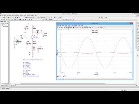 Видео: Multisim: собираем всё воедино, усилитель на биполярных транзисторах