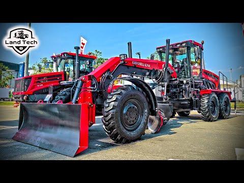 Видео: АВТОГРЕЙДЕР КИРОВЕЦ К-714 - премьера новой машины Петербургского Тракторного Завода!