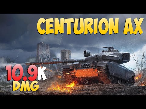 Видео: Centurion AX - 6 Kills 10.9K DMG - Хорошая концовка! - Мир Танков