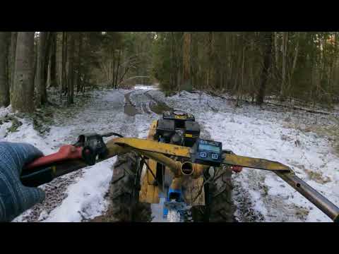 Видео: Испытание резины GRUBERG на мотоблоке Нева 2