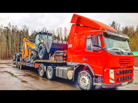 Видео: Как я двух петухов в Вологду возил. Негабарит. Over size truck