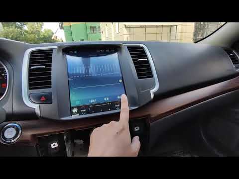 Видео: Магнитола в стиле тесла Teana J32, дополнительное видео