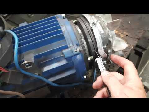 Видео: Регулировка  встроенного тормоза на электродвигателе лебедки ЛМ-1. https://zavod-novoteh.ru/lebedki/