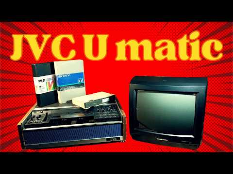 Видео: JVC Umatic CR-6060E: Полный тест после ревизии - снова работает!