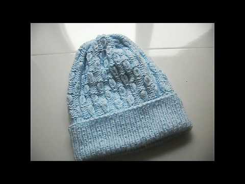 Видео: Вязание спицами. Шапка узором необычные "Листики". Шапка спицами. Вяжем красивую и модную шапку.