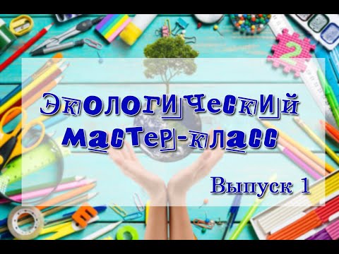 Видео: Экологический мастер-класс. Выпуск 1