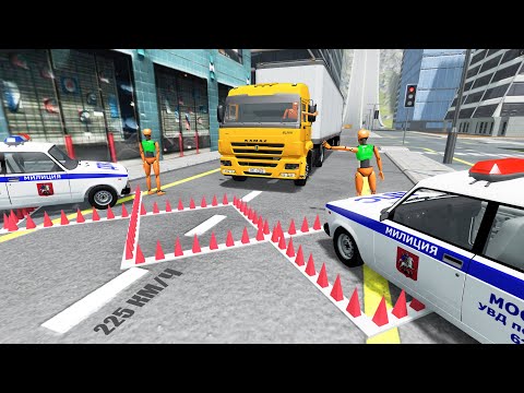 Видео: ГОРОД ГРЕХОВ! ПОЛИЦИЯ ЛОВИТ МАНЬЯКА ЗА РУЛЁМ  | BeamNG.drive