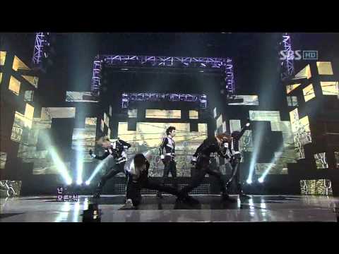 Видео: MBLAQ [War] @SBS Inkigayo популярная песня 20120205