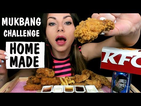 Видео: АСМР Мукбанг 🍗 Крылья KFC & Домашние 🍗 🤤 ЧЕЛЛЕНДЖ 🍟 Mukbang Challenge  HOT Wings KFC & Homemade