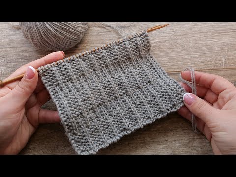 Видео: Узор для шарфа спицами 🦅 Knitted scarf pattern 🧣