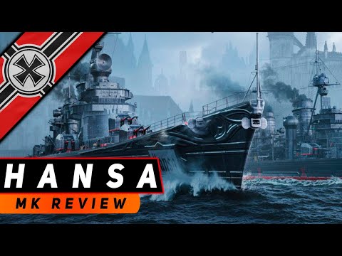 Видео: КРЕЙСЕР HANSA! ЛУЧШИЙ ЛЁГКИЙ КРЕЙСЕР?! ОБЗОР МИР КОРАБЛЕЙ