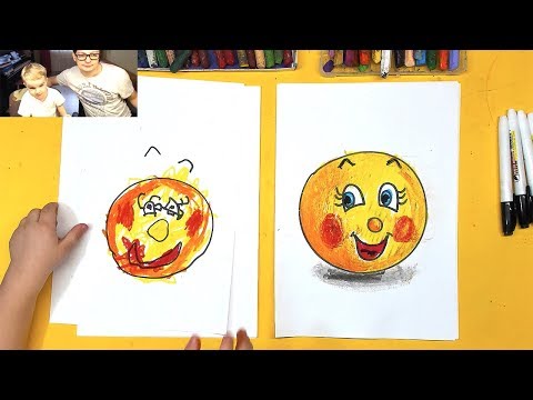 Видео: Колобок из СКАЗКИ рисуем с Павликом