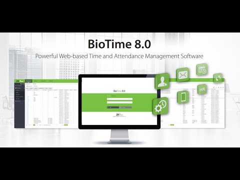 Видео: Обзор Учет рабочего времени BioTime 8.0 от компании ZKTeco