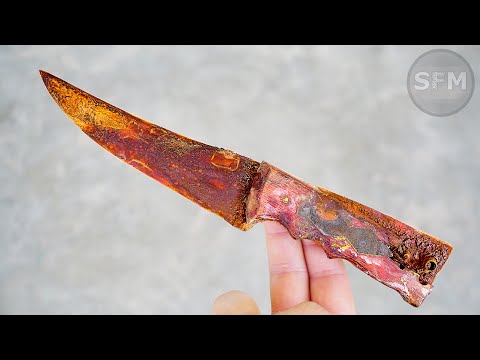 Видео: Восстановление старого ржавого ножа для снятия шкур