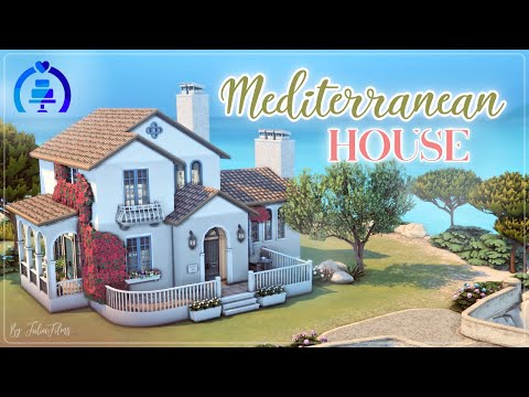 Видео: Средиземноморский Дом🌊🌳│Строительство│Mediterranean House│SpeedBuild [The Sims 4 My Wedding Stories]