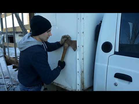 Видео: Замена обшивки на будке Hyundai Porter,