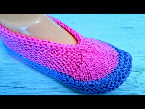 Видео: САМЫЕ НЕОБЫЧНЫЕ ТАПОЧКИ СПИЦАМИ | Подробный МК