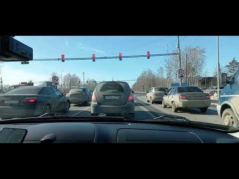 Видео: #Тюмень#круговое движение у аэропорта Рощино#уезжаем с Авана