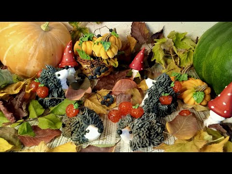 Видео: ЁЖИКи из ЗЕФИРА/ТЫКВА из ЗЕФИРА/МУХОМОРЫ из ЗЕФИРА/ОСЕННИЙ ЗЕФИР
