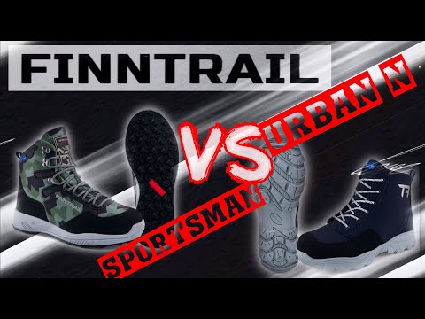 Видео: Сравнение , БОТИНКИ Finntrail  SPORTSMAN CAMOARMY vs Finntrail URBAN N