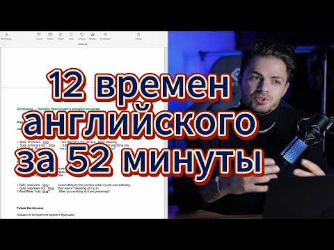 Видео: Все времена английского. Понятно, быстро, кратко.