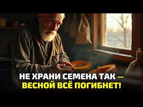 Видео: 5 смертельных ошибок при хранении семян тыквы — проверь себя!