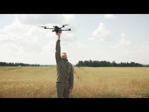 Видео: Новая разработка - компактное БВС мультироторного типа Supercam X4