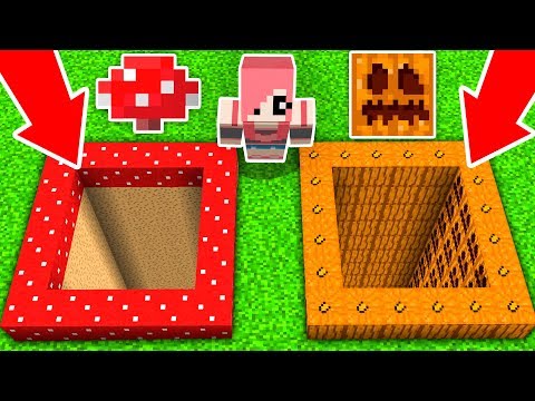 Видео: КАКУЮ ЯМУ Я ВЫБЕРУ В МАЙНКРАФТ? МИР ГРИБОВ ИЛИ ТЫКВ