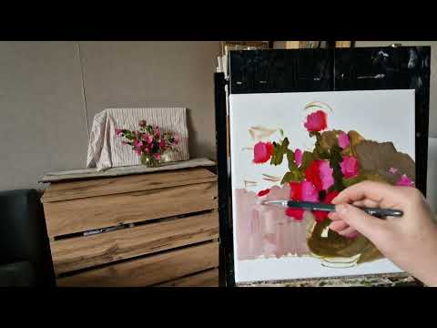 Видео: Розовая лаватера