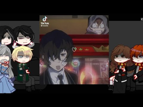 Видео: react to Harry Potter as Dazai Osamu 2🖤  реакция на Гарри Поттера как Дазай Осаму 2🖤