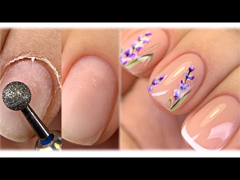 Видео: Френч😍Аппаратный маникюр💅Рисунки гель лаком I Дизайн ногтей