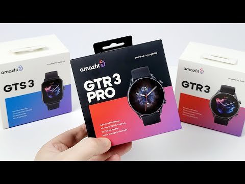 Видео: Amazfit GTR 3, GTR 3 Pro и GTS 3: полный обзор смарт-часов!