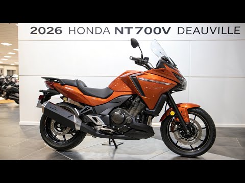 Видео: Наконец-то представлен Honda NT700V Deauville 2026 года — идеальный ли это мотоцикл для туризма?