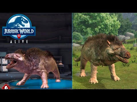 Видео: Эндрюсарх Jurassic World Alive Andrewsarchus