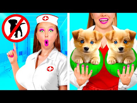 Видео: Как Пронести Животных в Больницу от DuKoDu Challenge