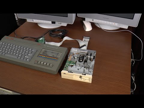Видео: Дисковод 5.25 к ZX Spectrum и внешний бокс для 5.25 устройств